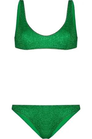 Oseree Metallic effect bikini set