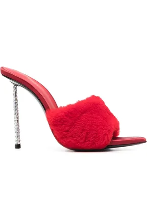 LE SILLA Bella 115mm rhinestone-embellished mules