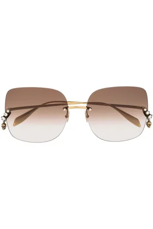 Alexander McQueen AM0390S square-frame sunglasses