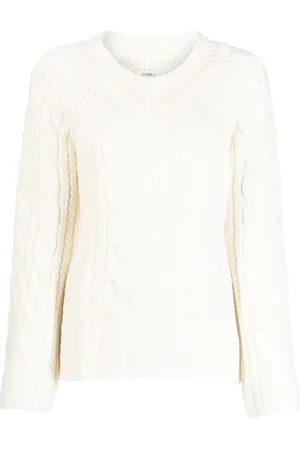 GOEN.J Cable-knit wool-blend sweater