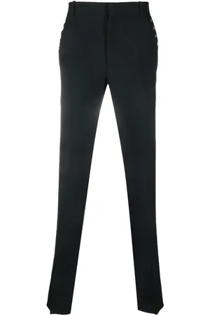 Alexander McQueen Tailored eyelet-detail trousers