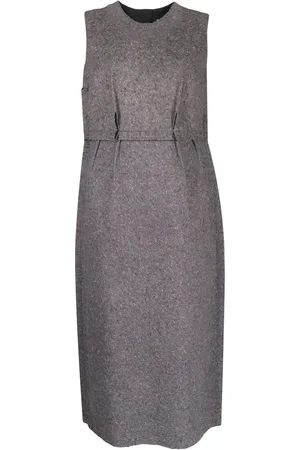 Comme des Garçons Melange-effect sleeveless dress