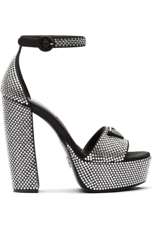 Prada 135mm crystal-studded platform sandals