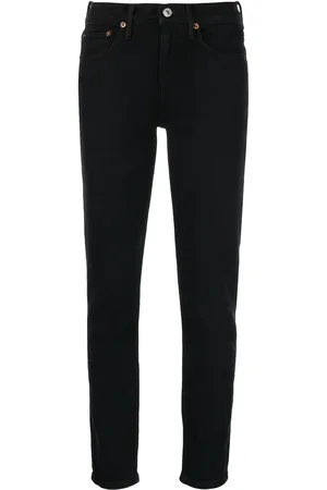 RE/DONE Cropped-leg skinny jeans