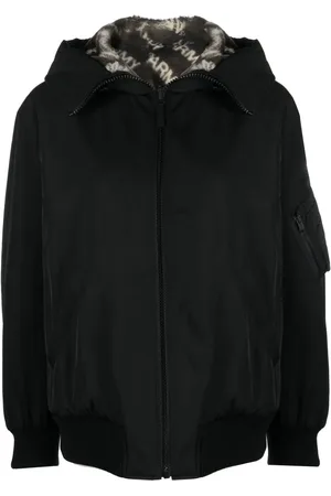 YVES SALOMON Reversible hooded bomber jacket