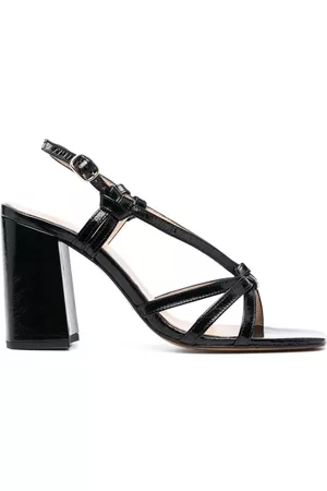 Tila March Noeud leather 100mm sandals