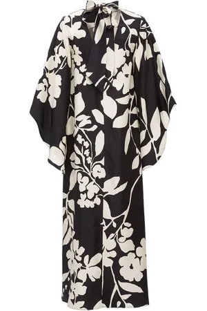 La DoubleJ Magnifico floral-print silk maxi dress