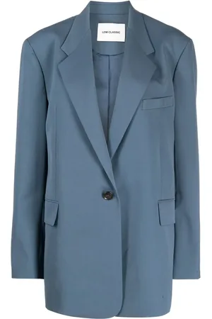 Low Classic Single-breasted oversize-frame blazer