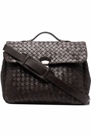 Officine creative Armor woven messenger bag