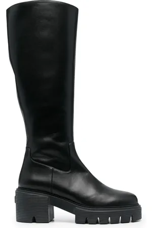 Stuart Weitzman Soho calf-length leather boots