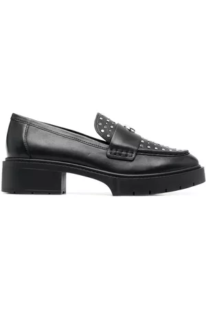 Coach Press-stud embellished loafers