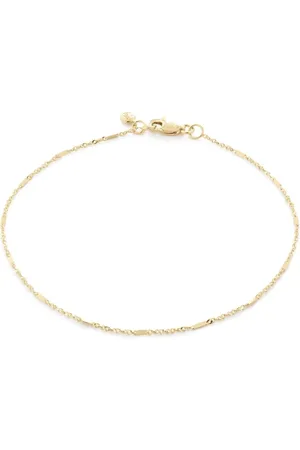 Monica Vinader 14kt yellow Shimmer Chain bracelet