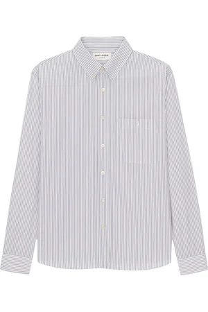 Saint Laurent Striped long-sleeve shirt
