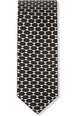 Dolce & Gabbana Geometric-embroidery silk tie