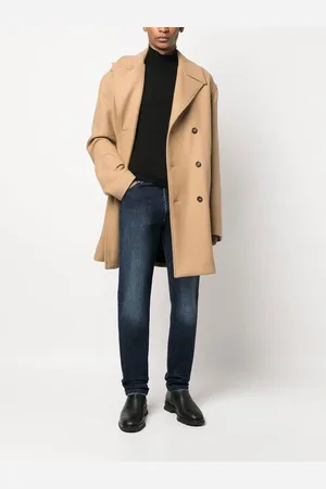 Kiton Dark-wash straight-leg jeans
