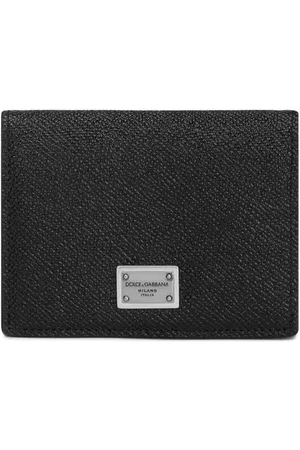 Dolce & Gabbana Logo-tag leather card holder