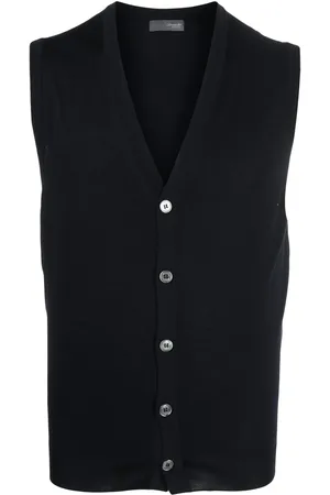 DRUMOHR Sleeveless merino wool cardigan