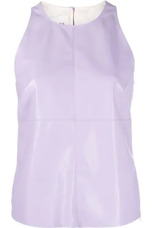 Nanushka Teza panelled sleeveless top