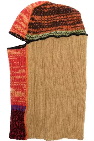 Marni Men Hats - Colour-block wool balaclava