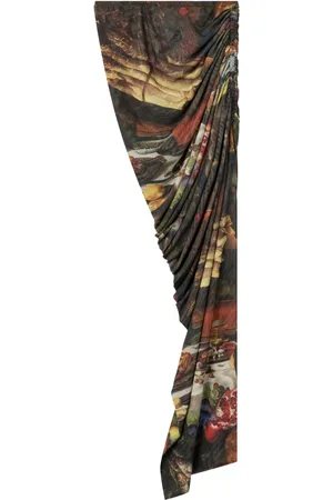 AZ FACTORY X Estar Manas Bon Appetit side-slit skirt