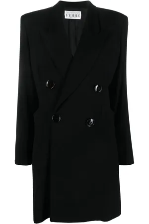Gianfranco Ferré 1990s peak lapels double-breasted jacket