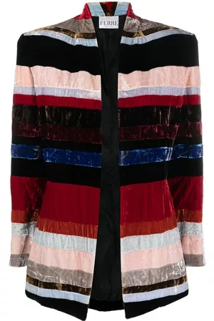 Gianfranco Ferré Women Blazers - 1988 striped velvet blazer