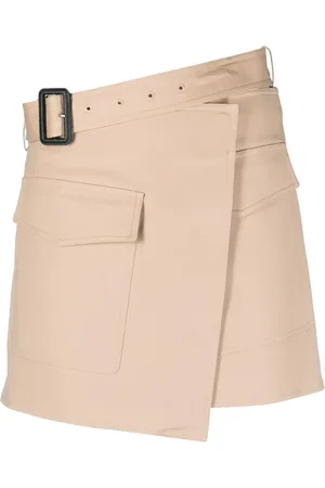 Helmut Lang Wrap-design mini-skirt