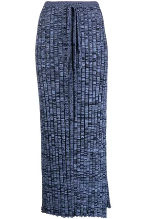 CHRISTOPHER ESBER Ribbed marl-knit maxi skirt