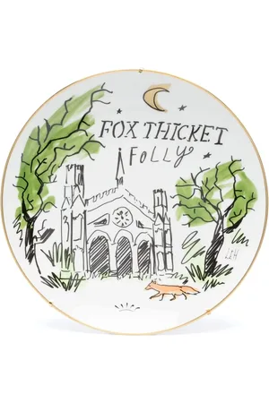 RICHARD GINORI 1735 Fox Thicket Folly porcelain plate