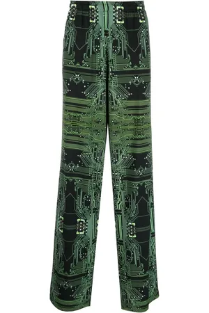 Vetements Cyber Fluid wide-leg trousers