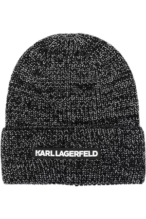 Karl Lagerfeld Logo-patch beanie