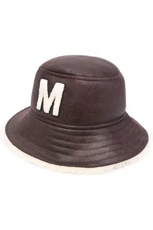 Maison Margiela Logo-patch faux-leather hat