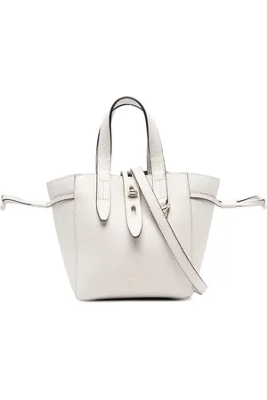 Furla Net leather tote bag