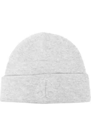 Moose Knuckles Men Beanies - Embroidered-logo knitted beanie