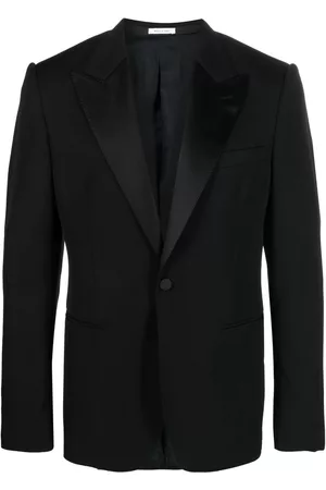 Alexander McQueen Silk lapels blazer