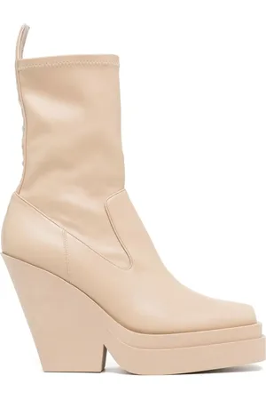 Gia Borghini Texan 120mm tapered-heel ankle boots