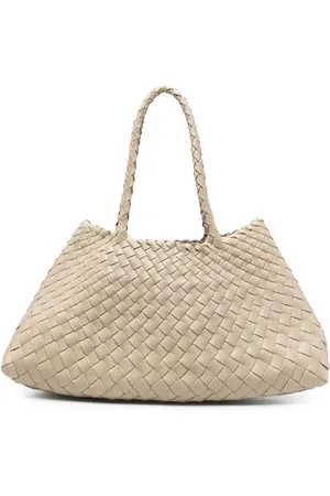 Dragon Diffusion Woven leather shoulder bag