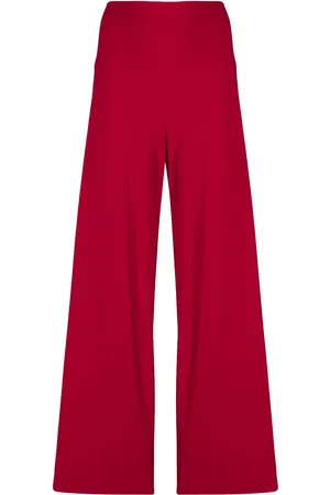 Norma Kamali Wide-leg flared trousers