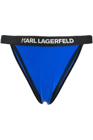 Karl Lagerfeld Logo-waistband bikini bottoms