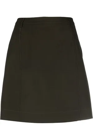 Prada 2000s high-waisted A-line skirt