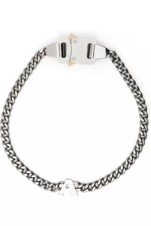 1017 ALYX 9SM Two-Tone Signature Buckle Necklace in Black | LN-CC®