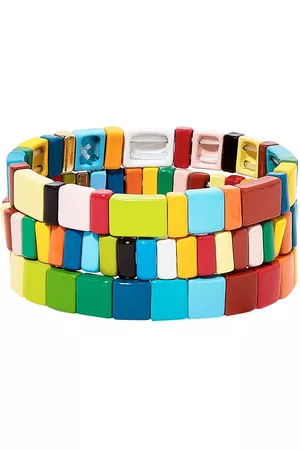 Roxanne Assoulin Rainbow Brite set of three bracelets