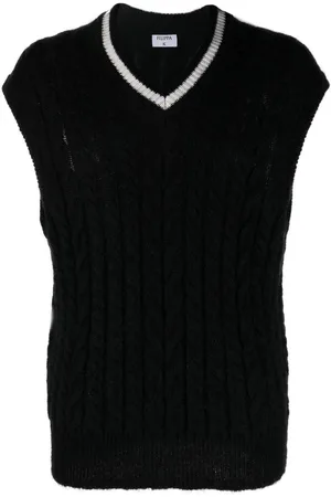 Filippa K Cable knit mohair blend vest