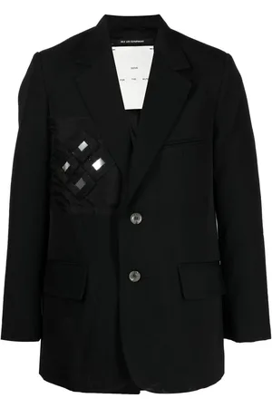 SONG FOR THE MUTE Appliqu?? detail single-breasted blazer