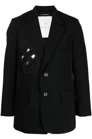 SONG FOR THE MUTE Appliqué detail single-breasted blazer