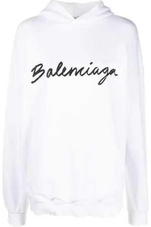 Balenciaga Logo-print cotton hoodie