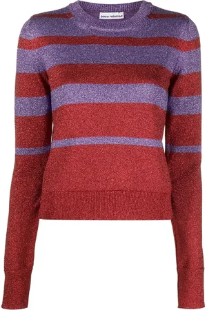 Paco rabanne Striped crew-neck jumper