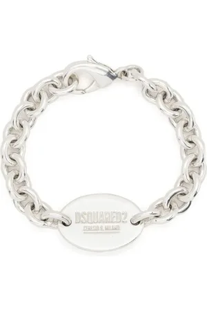 Dsquared2 Logo-plaque chain bracelet