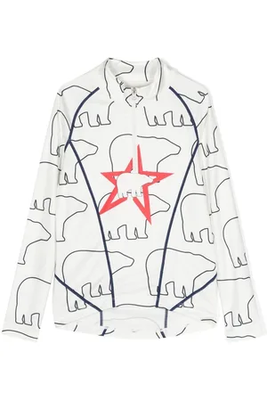 Perfect Moment Bear-print long sleeves sweatshirt