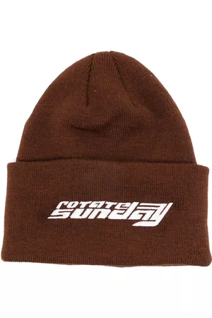 ROTATE Abbie embroidered-logo beanie